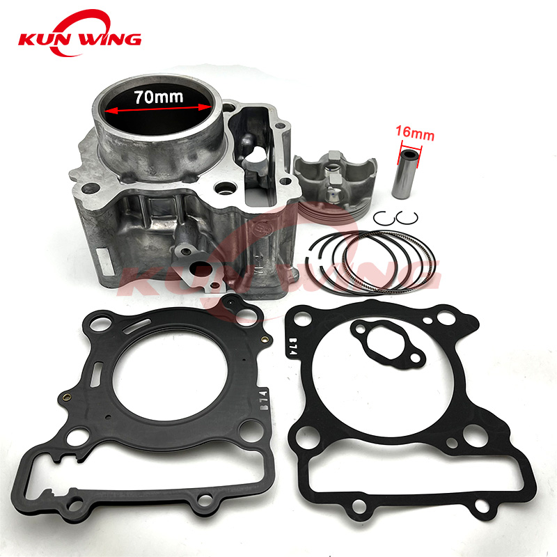 Motorcycle Engine Kit - 70Mm Boring Cilinder Kit Zuigerveer Voor